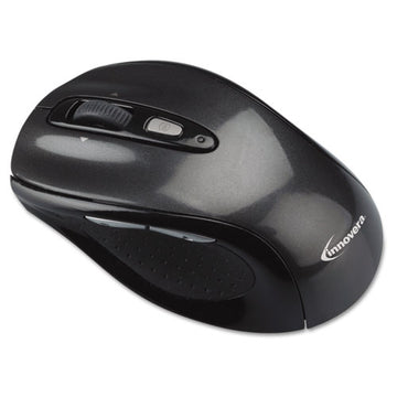 Innovera® Wireless Optical Mouse With Micro Usb, 2.4 Ghz Frequency-32 Ft Wireless Range, Gray-black freeshipping - TVN Wholesale